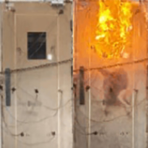 防火門耐火性能(耐火完整性和耐火隔熱性)不合格(圖1) 防火門耐火完整性.jpg